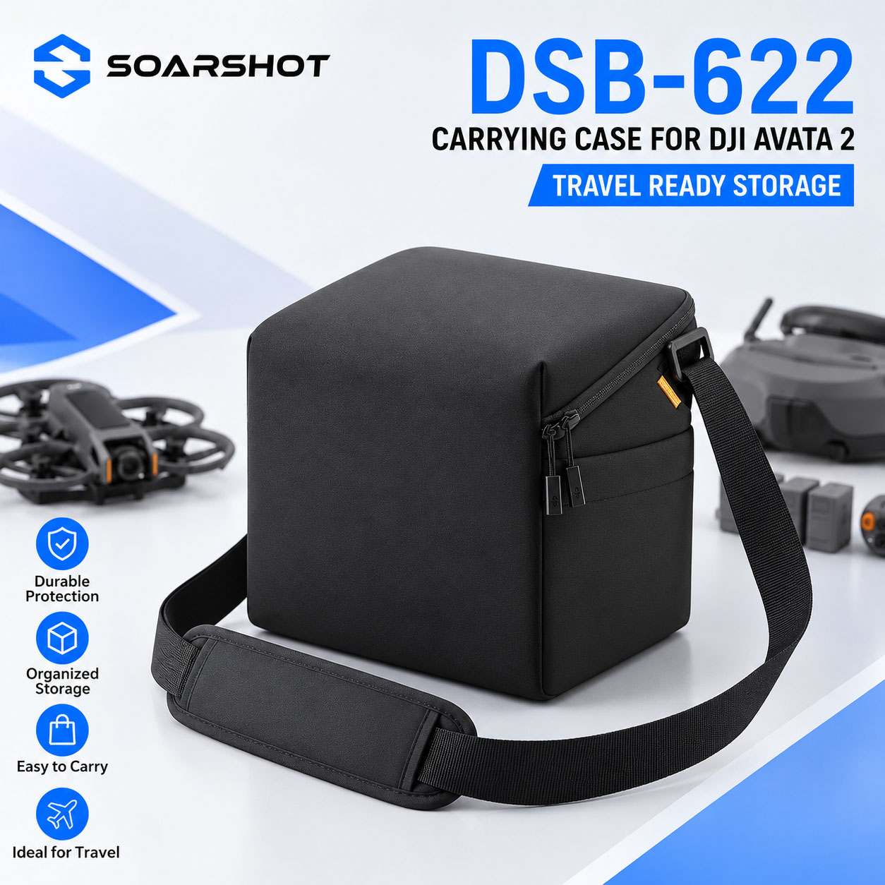 Fpv Drone Bag - Borsa da Trasporto SOARSHOT per DJI